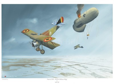 -A4 Print- Hanriot HDI – Aviation Militaire Belge