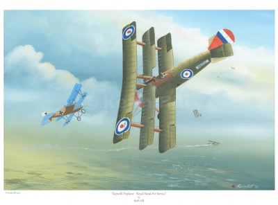 -A4 Print- Sopwith Triplane – Royal Naval Air Service