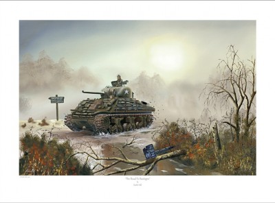 A4 Print – The Road To Bastogne